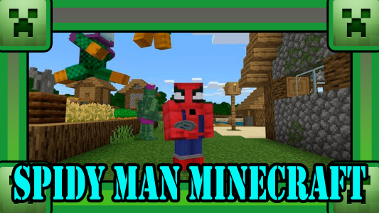 اسکرین شات برنامه Spidy Spider Man Mod Minecraft 3