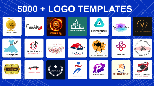 اسکرین شات برنامه Logo maker Design Logo creator 1