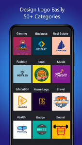 اسکرین شات 2 برنامه Logo maker Design Logo creator