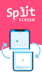 اسکرین شات 1 برنامه Easy Split Manage Split Screen