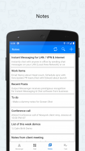 اسکرین شات 6 برنامه Output Messenger