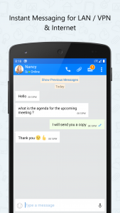 اسکرین شات 4 برنامه Output Messenger