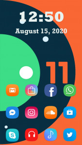 اسکرین شات برنامه Launcher for Android 11 5