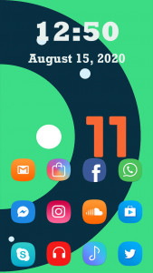 اسکرین شات برنامه Launcher for Android 11 7