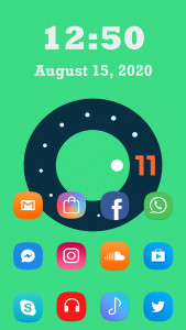 اسکرین شات برنامه Launcher for Android 11 4