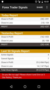 اسکرین شات برنامه Forex Signals with TP/SL 2