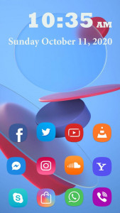 اسکرین شات برنامه Xiaomi MIUI 12 Launcher 2