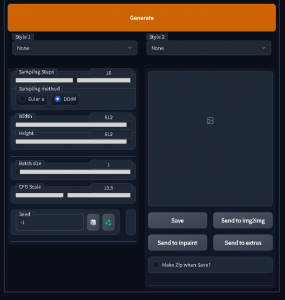 اسکرین شات برنامه Stable Diffusion 5