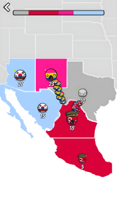 اسکرین شات 1 بازی Country Balls Io: Battle Arena