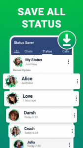 اسکرین شات برنامه Status Saver: Video Saver 1