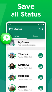 اسکرین شات برنامه Status Saver - Save Status 1