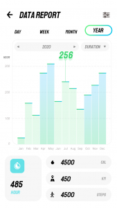 اسکرین شات 3 برنامه Step Tracker - Step Counter