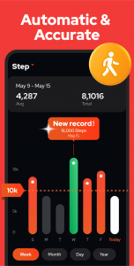 اسکرین شات برنامه Step Counter - Pedometer 2