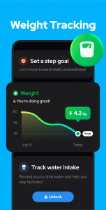 اسکرین شات 5 برنامه Step Counter - Pedometer