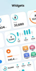 اسکرین شات 6 برنامه Pedometer App - Step Counter