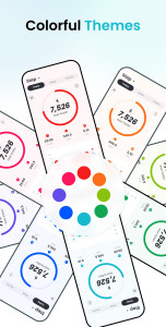 اسکرین شات 5 برنامه Pedometer App - Step Counter