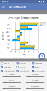 اسکرین شات 5 برنامه Bar Chart Maker