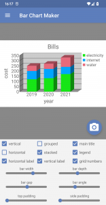 اسکرین شات 4 برنامه Bar Chart Maker