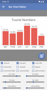 اسکرین شات 3 برنامه Bar Chart Maker