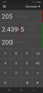 اسکرین شات 7 برنامه Percentage Calculator