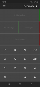 اسکرین شات 6 برنامه Percentage Calculator