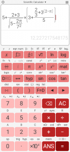 اسکرین شات برنامه Scientific Calculator 1