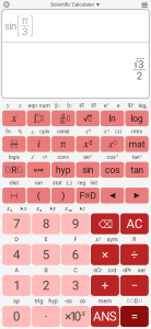 اسکرین شات برنامه Scientific Calculator 2