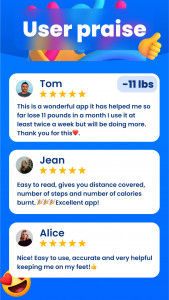 اسکرین شات 8 برنامه Step Tracker - Pedometer