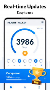 اسکرین شات برنامه Step Tracker - Pedometer 2