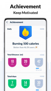 اسکرین شات 5 برنامه Step Tracker - Pedometer