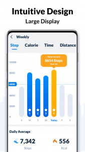 اسکرین شات برنامه Step Tracker - Pedometer 4