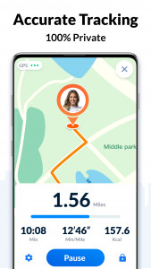 اسکرین شات برنامه Step Tracker - Pedometer 3