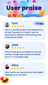 اسکرین شات 8 برنامه Step Tracker – Pedometer