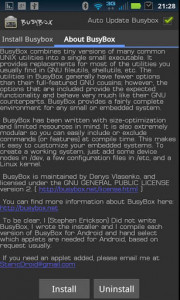 اسکرین شات برنامه BusyBox 1