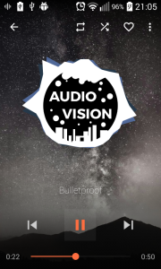 اسکرین شات 1 برنامه AudioVision Music Player