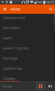 اسکرین شات 7 برنامه AudioVision Music Player