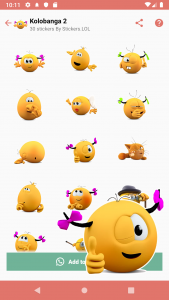 اسکرین شات برنامه Emoji and Memoji Sticker Maker 4