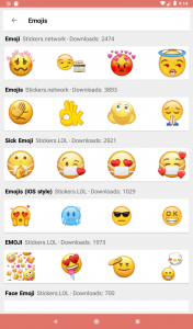 اسکرین شات برنامه WASticker Memoji Sticker Maker 5