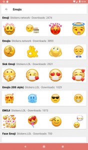 اسکرین شات برنامه Emoji and Memoji Sticker Maker 5