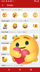 اسکرین شات برنامه WASticker Memoji Sticker Maker 1