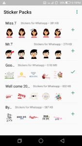 اسکرین شات برنامه stickers for whatsapp - WAStickers 8
