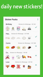 اسکرین شات برنامه stickers for whatsapp - WAStickers 2