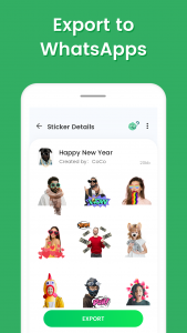 اسکرین شات برنامه Sticker Maker for WhatsApp 7