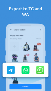 اسکرین شات برنامه Sticker Maker for Telegram - Make Telegram Sticker 5