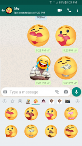 اسکرین شات برنامه WASticker Emojis Sticker Maker 3