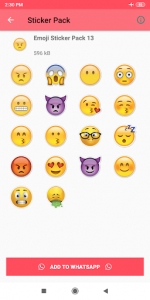 اسکرین شات برنامه Emoji Stickers for Whatsapp - Emoji WAStickerApps 4