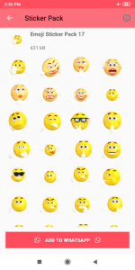 اسکرین شات برنامه Emoji Stickers for Whatsapp - Emoji WAStickerApps 2