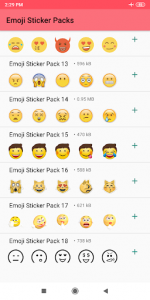 اسکرین شات برنامه Emoji Stickers for Whatsapp - Emoji WAStickerApps 1