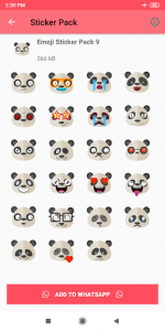 اسکرین شات برنامه Emoji Stickers for Whatsapp - Emoji WAStickerApps 3