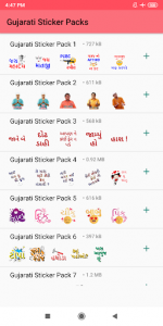اسکرین شات برنامه Gujarati Stickers for Whatsapp - Gujju WAStickers 1